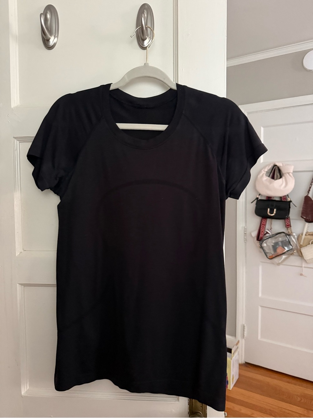 lululemon athletica Black Short-Sleeve Athletic Tee